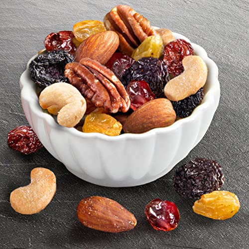 Golden State Fruit Birthday Fruit Basket with Cheese and Nuts