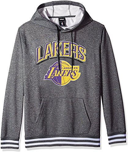 Ultra Game NBA Men's Soft Fleece Hoodie Sweatshirt, Heather Gray, Small