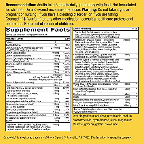 Nature's Way Alive! Max3 Potency Multivitamin, High Potency Antioxidants and B-vitamins to Support Daily Energy Metabolism*, 90 Tablets