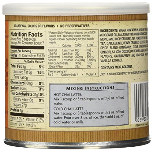 Set of 3 Trader Joe's Spicy Chai Latte