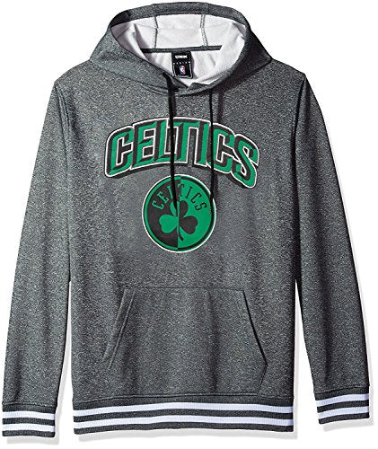 Ultra Game NBA Men's Soft Fleece Hoodie Sweatshirt, Heather Gray, Medium