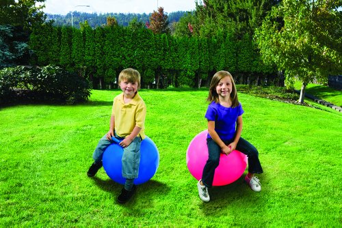 Toysmith Playground Classics, Hoppy Ball, 18' Ride-On Bounce Ball, For Boys and Girls Ages 3+ , Blue