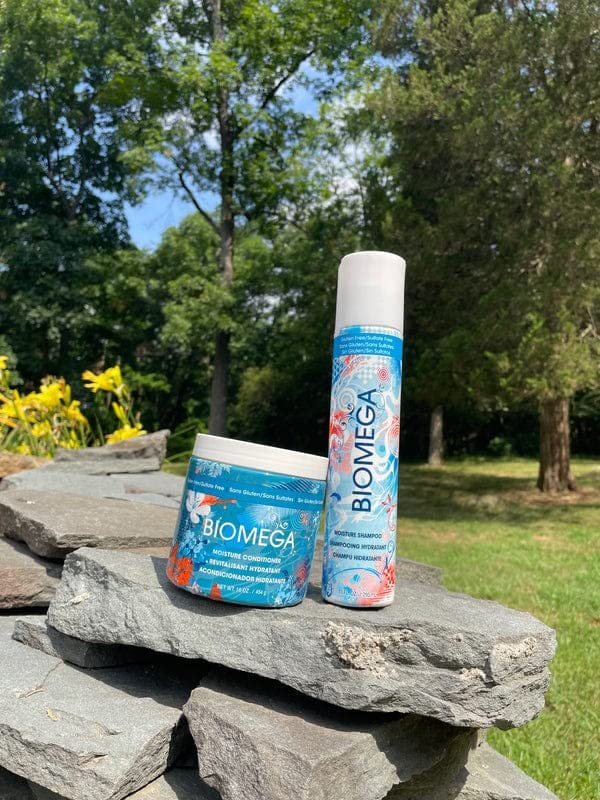 BIOMEGA Moisture Shampoo, 10 Oz, Creates Fuller Volume, Hydrating Formula Cleanses Hair while Infusing it with Omega-Rich Moisturizers and Keratin Amino Acids