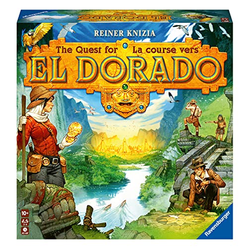 Ravensburger The Quest for El Dorado Strategy Board Games for Adults and Kids Age 10 Years Up - 2 to 4 Players
