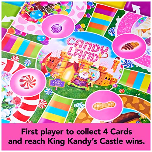 Giant Candy Land Classic Retro Party Board Game Indoor/Outdoor with Big Oversized Gameboard Summer Toy for Preschoolers, Kids, and Families Ages 4 and up