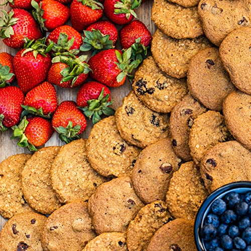 Tate's Bake Shop Cookies Gift Box, Tate Chocolate Chip Cookie, Oatmeal Raisin, Butter Crunch and Lemon Cookies, 14 oz