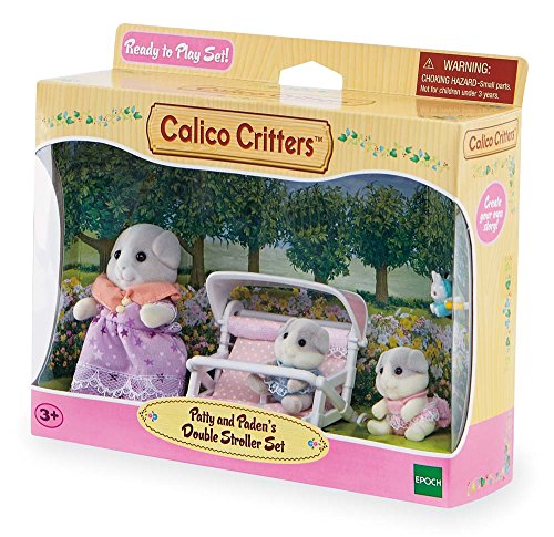 Calico Critters Patty and Paden's Double Stroller