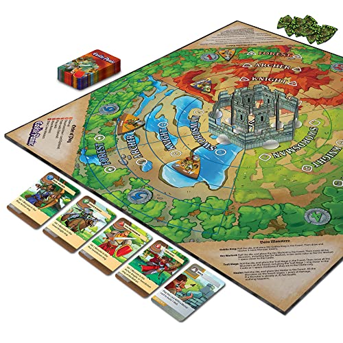 Castle Panic 2nd Edition | Family Board Game | Board Game for Adults and Family | Cooperative Board Game | Ages 8+ | for 1 to 6 Players | Average Playtime 45 Minutes | Made by Fireside Games