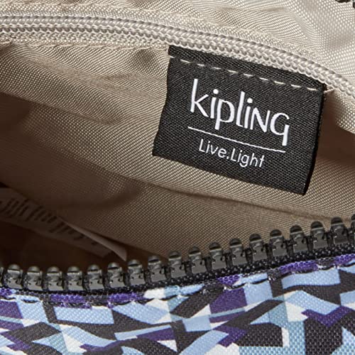 Kipling Womens WomenÂ’s Keiko Mini Bag, Lightweight Adjustable Purse, Durable Nylon Shoulder Sling Crossbody Bag, Dazzling Geos, 8 L x 9 H 1.25 D US