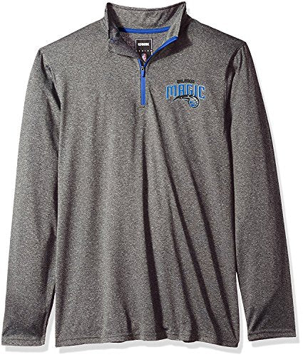 Ultra Game NBA Men's Quarter Zip Long Sleeve Pullover T-Shirt
