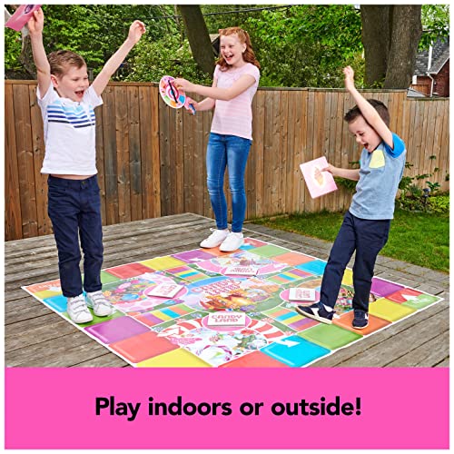 Giant Candy Land Classic Retro Party Board Game Indoor/Outdoor with Big Oversized Gameboard Summer Toy for Preschoolers, Kids, and Families Ages 4 and up