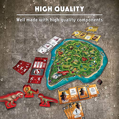 Ravensburger Jurassic Park Danger! Adventure Strategy Game for Kids and Adults Age 10 and Up!