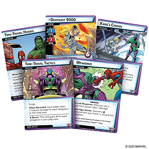 Marvel Champions The Card Game The Once and Future Kang SCENARIO PACK | Strategy Card Game for Adults and Teens | Ages 14+ | 1-4 Players | Average Playtime 45-90 Minutes | Made by Fantasy Flight Games