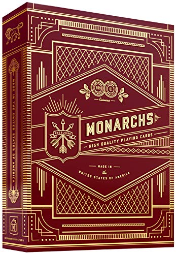Monarch Playing Cards (Red) by theory11