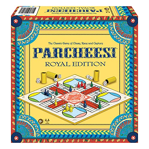 Winning Moves Games Parcheesi Royal Edition for age 8 and Up , Multicolor (6106)