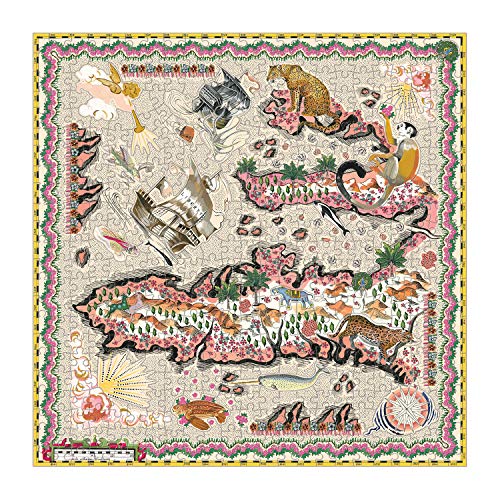 Liberty Maxine 500 Piece Double Sided Puzzle with Shaped Pieces from Galison - Featuring Liberty's Iconic Floral and Graphic Prints and 15 Uniquely Shaped Jigsaw Pieces, 20' x 20', Unique Gift Idea