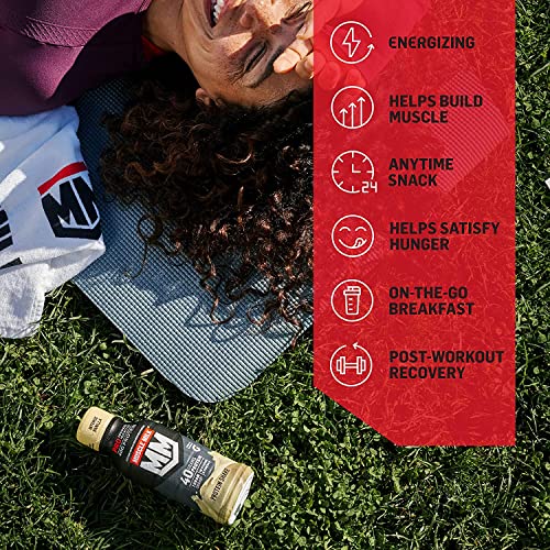 Muscle Milk Pro Advanced Nutrition Protein Shake, Intense Vanilla, 11.16 Fl Oz Bottle, 12 Pack, 32g Protein, 1g Sugar, 16 Vitamins and Minerals, 5g Fiber, Workout Recovery, Energizing Snack, Packaging May Vary