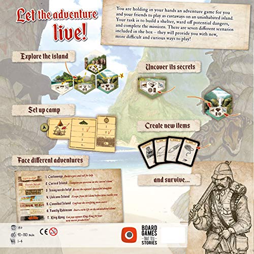 Portal Games Robinson Crusoe Adventures on the Cursed Island Board Game
