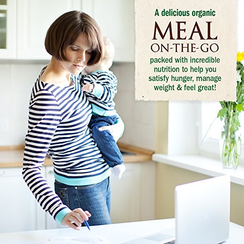 Garden of Life Raw Organic Meal Replacement Powder - Chocolate, 20 Servings (10ct Tray), 20g Plant Based Protein Powder, Superfoods, Greens, Vitamins and Minerals, All-in-One Meal Replacement Shake