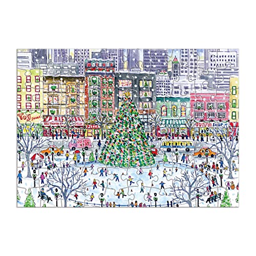 Michael Storrings 12 Days of Christmas Advent Calendar Puzzle, Includes 12 80-Piece Puzzles, 5” x 7” Each – Unique Holiday Jigsaw Puzzle Set with Thick, Sturdy Pieces