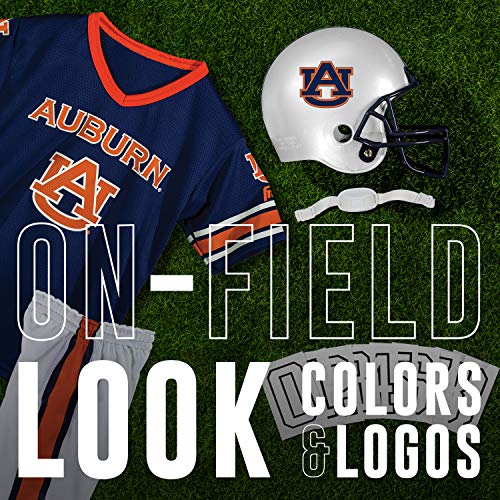 Franklin Sports NCAA Auburn Tigers Kids College Football Uniform Set - Youth Uniform Set - Includes Jersey, Helmet, Pants - Youth Medium