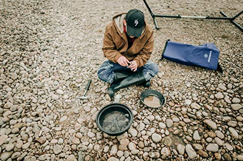 Stansport Yukon Deluxe Gold Prospecting Kit with Pick, Black