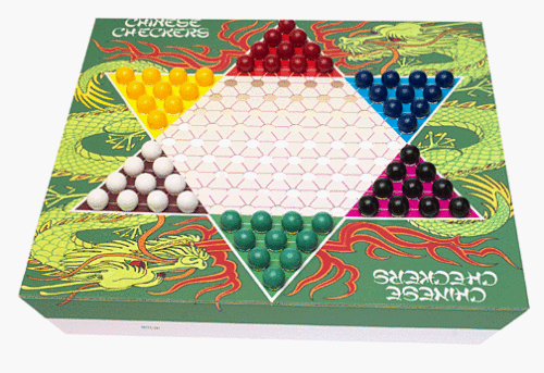 Pressman Chinese Checkers Board Game Redbox Chinese Checkers, 5'