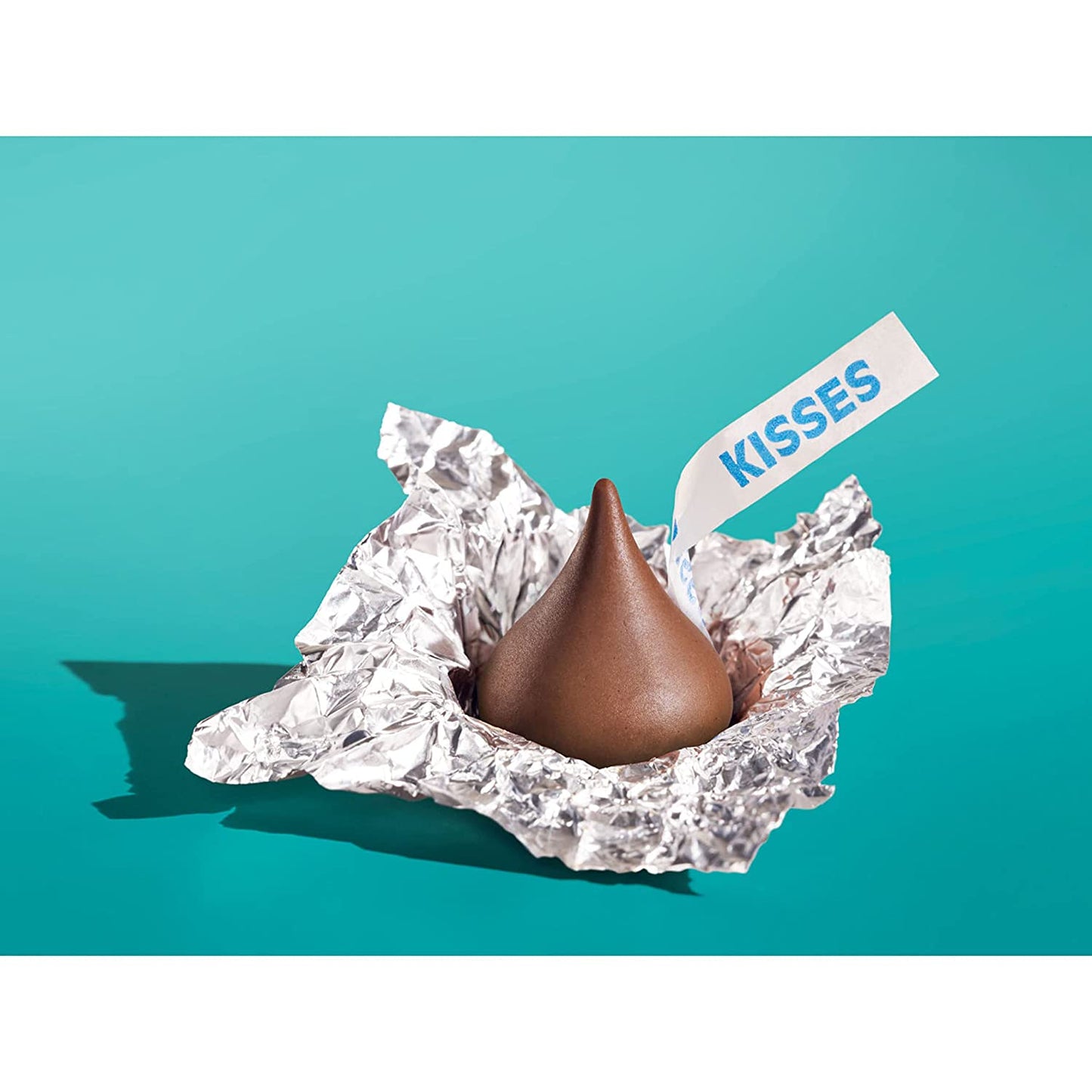 HERSHEY'S KISSES Milk Chocolate Silver Foil, Candy Bulk Party Pack, 35.8 oz
