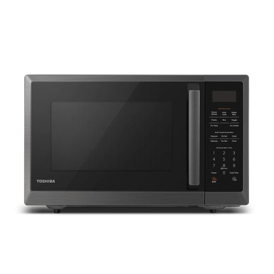 TOSHIBA ML2-EM12EA(BS) Countertop Microwave Oven With Stylish Design As Kitchen Essentials, Smart Sensor, ECO Mode and Mute Function, 1.2 Cu Ft With 12.4-inch Turntable, 1100W, Black Stainless Steel 1.2 Cu. Ft.-Smart Sensor
