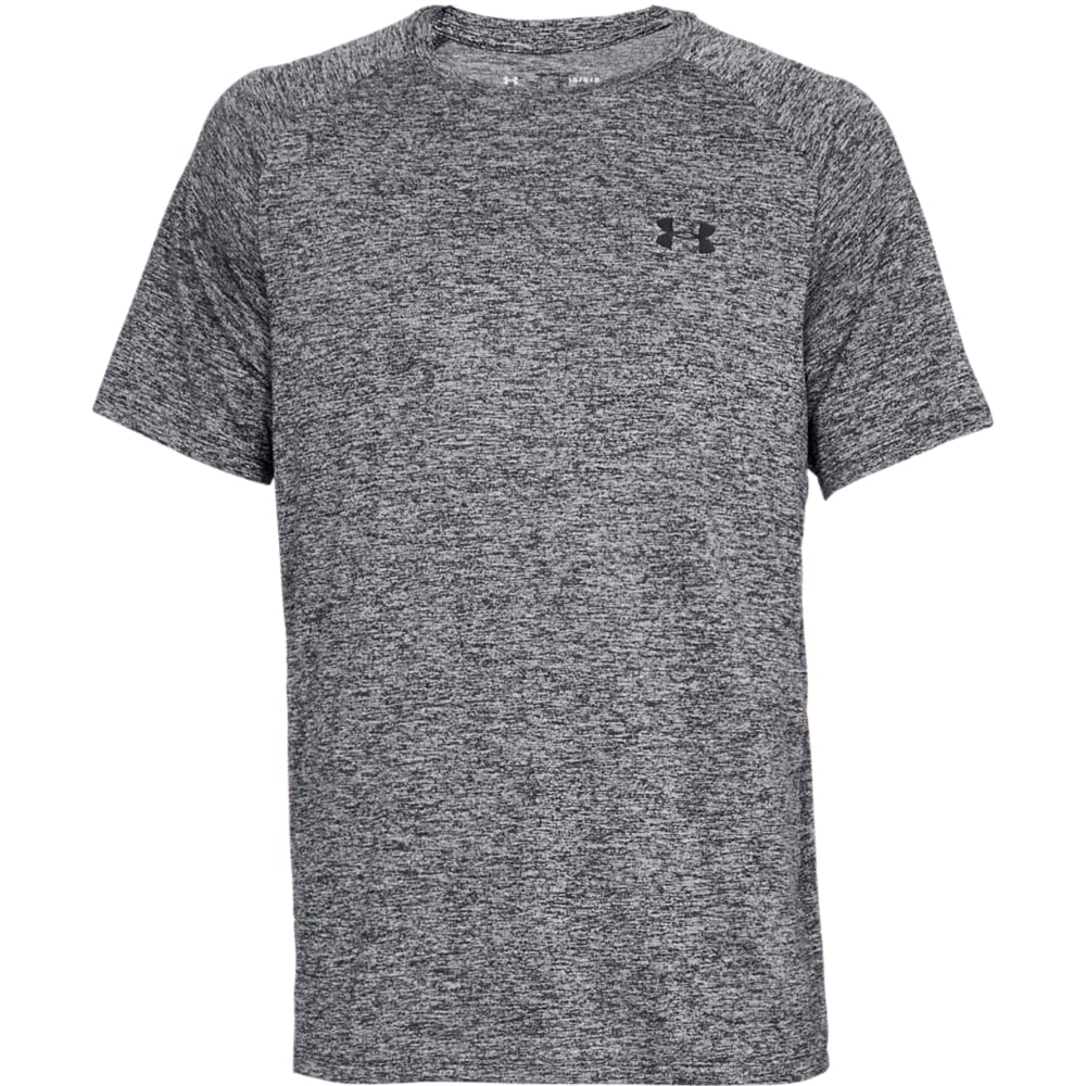 Under Armour mens Tech 2.0 Short-Sleeve T-Shirt , Gray (002)/Black , Medium