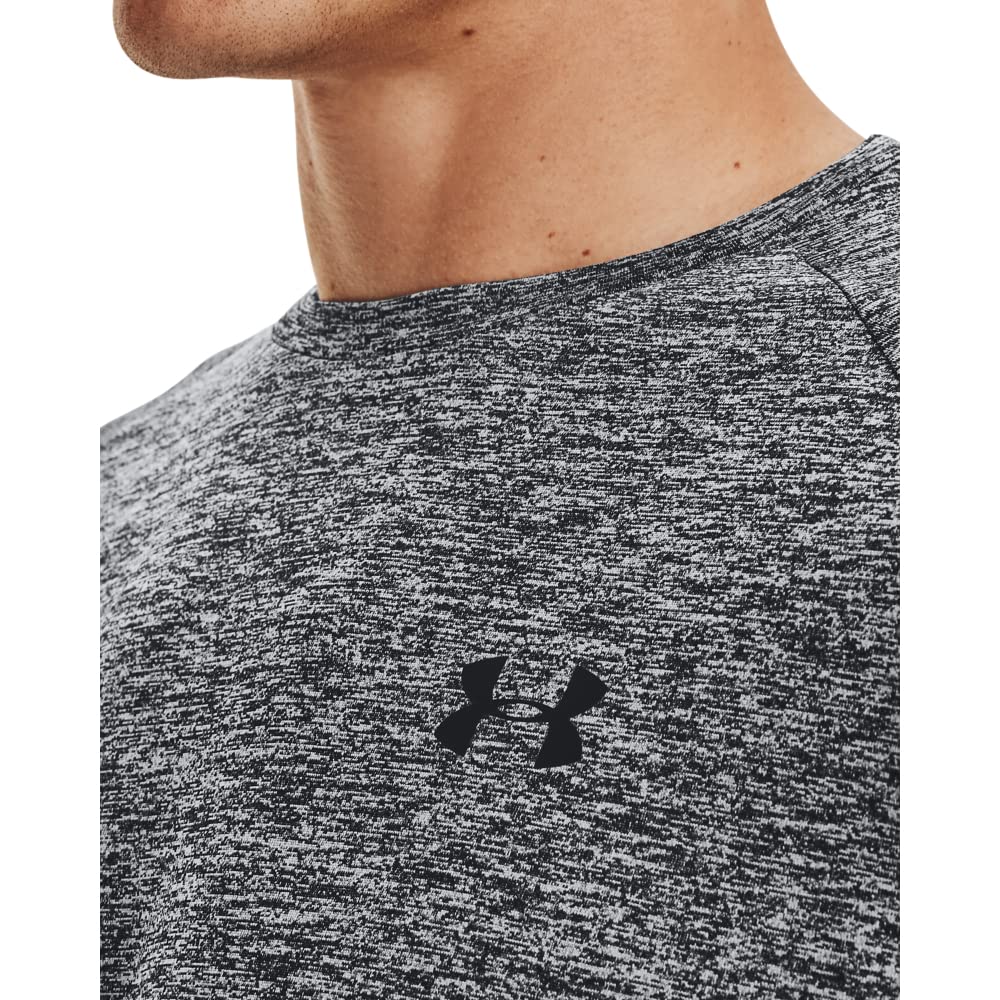 Under Armour mens Tech 2.0 Short-Sleeve T-Shirt , Gray (002)/Black , Medium