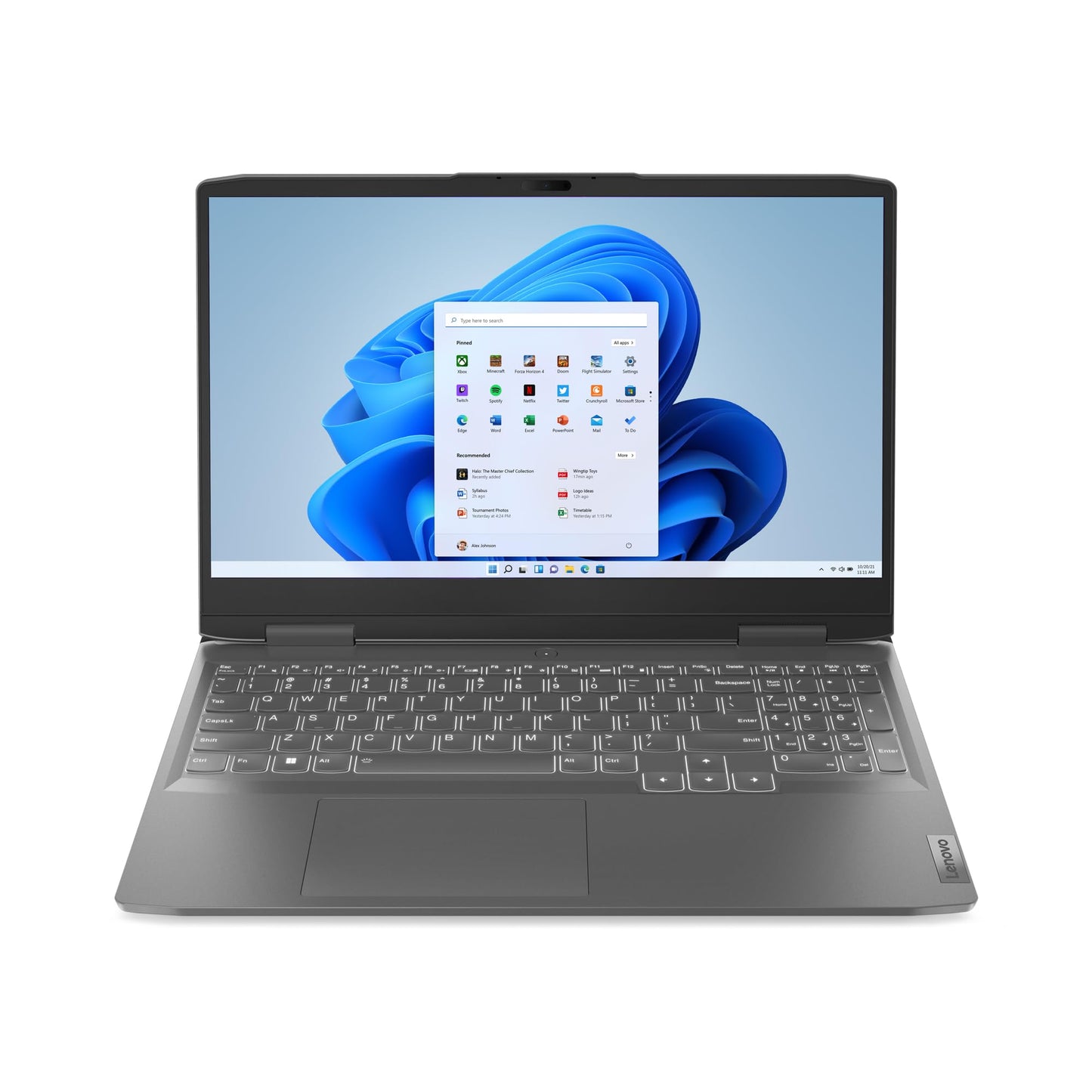 Lenovo - LOQ 15.6" Gaming Laptop FHD - AMD Ryzen 7 7840HS with 8GB Memory - NVIDIA GeForce RTX 4050 6GB - 512GB SSD - Storm Grey