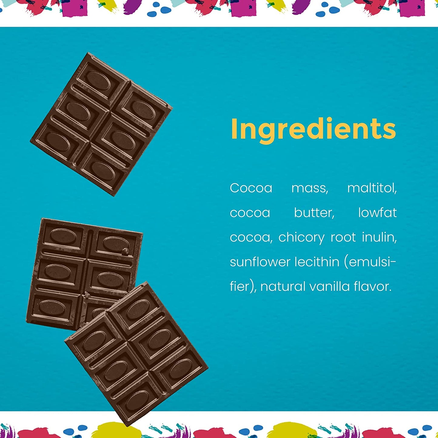 OH! Mai Dark Chocolate Bar 72% Cocoa 2.64 oz -  No Sugar Added, Gluten Free Healthy Snack, Made in Spain (Pack of 12)