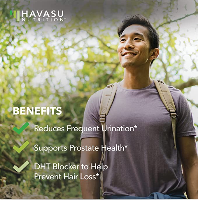 Saw Palmetto Prostate Supplements for Men as DHT Blocker Hair Growth for Men to Reduce Balding and Hair Thinning | Extenze Youth and Reduce Prostate Inflammation | Over 6 Month Supply Mens Prostate Health