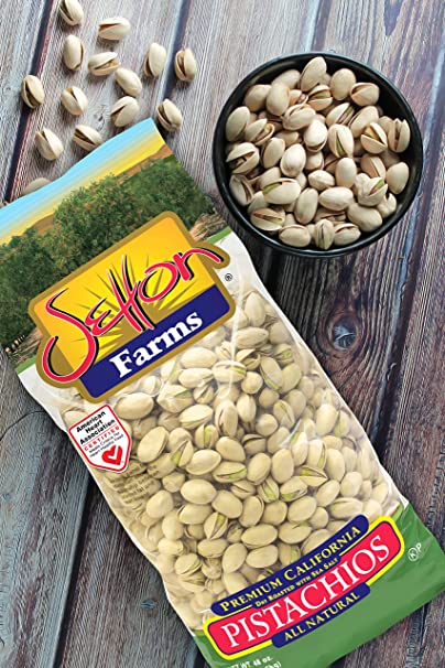 Setton Farms Premium Pistachios, Dry Roasted with Sea Salt, 3lb Bag (48 oz)