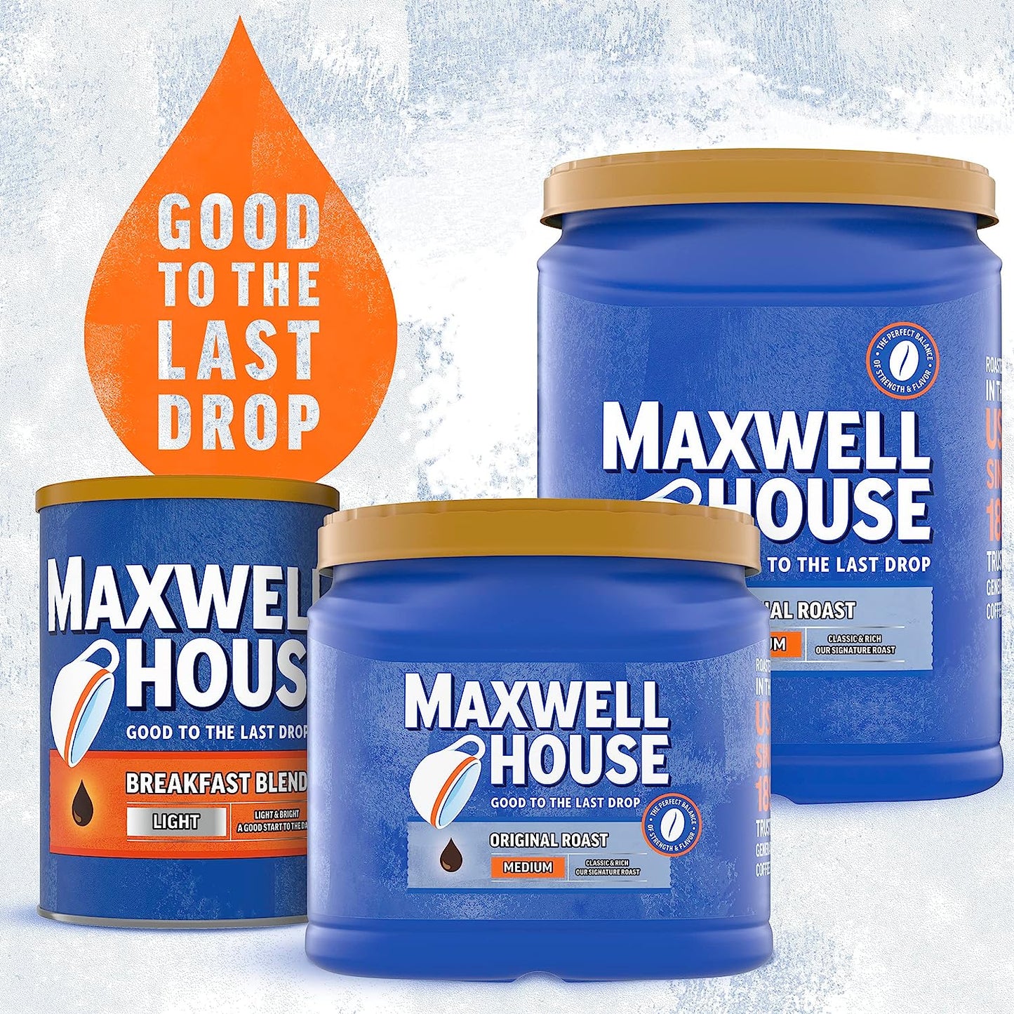 Maxwell House Original Medium Roast Ground Coffee (30.6 oz Canister)