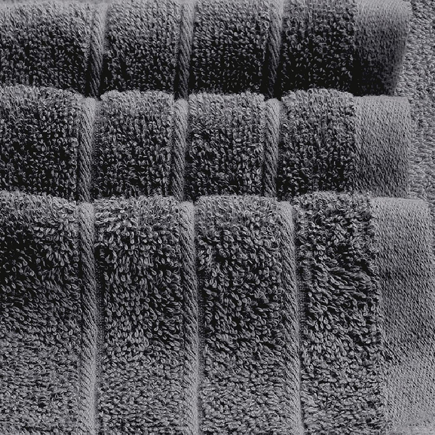 Tens Towels Large Bath Towels, 100% Cotton Towels, 30 x 60 Inches, Extra Large Bath Towels, Lighter Weight and Super Absorbent, Quick Dry, Perfect Bathroom Towels for Daily Use (Pack of 4) (Dark Grey)